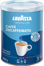 Caffè Decaffeinato, Malet koffeinfritt kaffe
